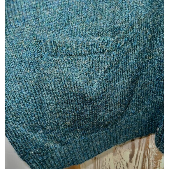 a.n.a Fuzzy Acrylic Blend Long Cardigan Sweater - Darkest Green Tweed - Size 3X - Picture 4 of 7